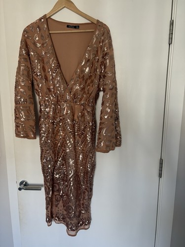 Boo sequin occasion dress - , size