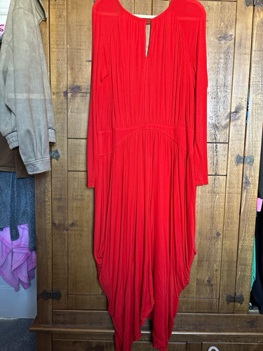 Reiss red cotton pleated - reiss,