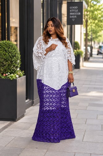 White purple cord lace - cord, bubu