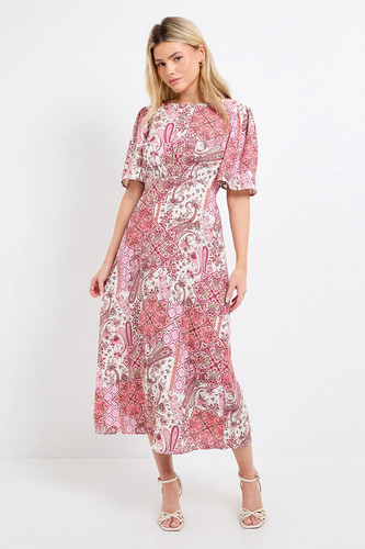 Dorothy perkins pink midi - dorothy,