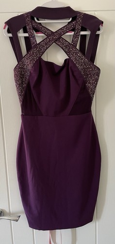 Sparkly burgundy occasion - burgundy,