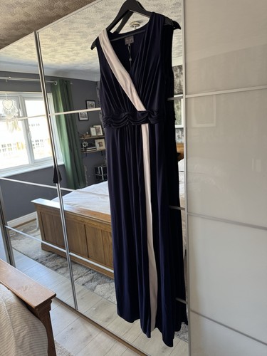 Stunning navy occasion dress - navy,
