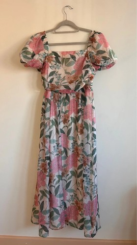 Oasis pink floral - floral, sleeve