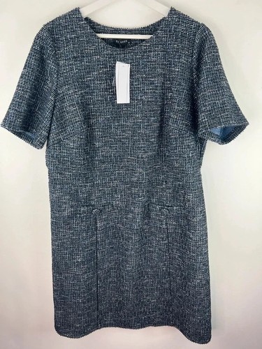 Vous blue tweed - shift, dress