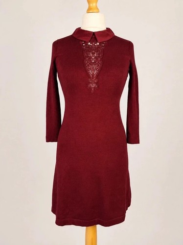 Karen millen burgundy knit - karen,