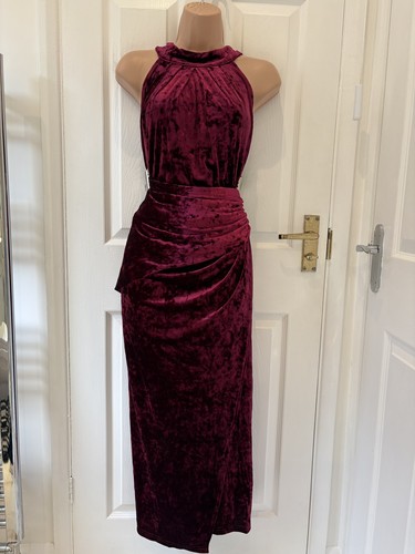 Bnwt deep wine red brushed - wine,