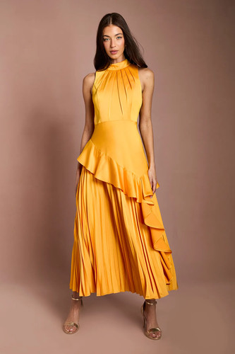 Coast orange midi - orange,