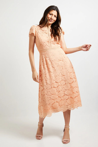 Wallis peach fit - fit, dress
