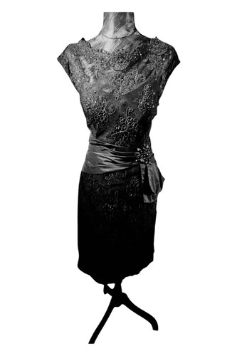 Lexus black lace embellished
