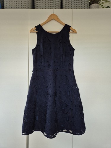 Next navy blue floral - floral, lace