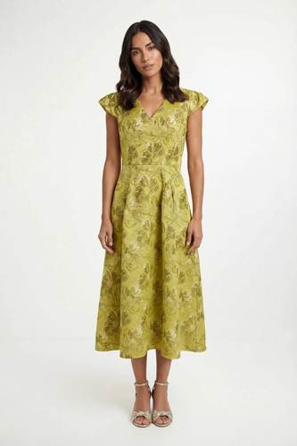 Wallis chartreuse fit flare - wallis,
