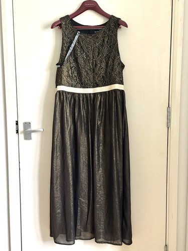 Boohoo black gold lace - boohoo,