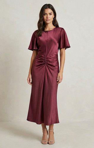 River island satin maxi - river,