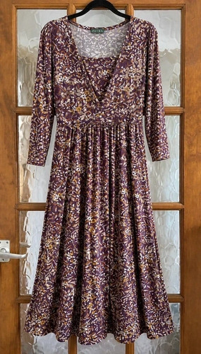 Patra purple floral - purple, dress