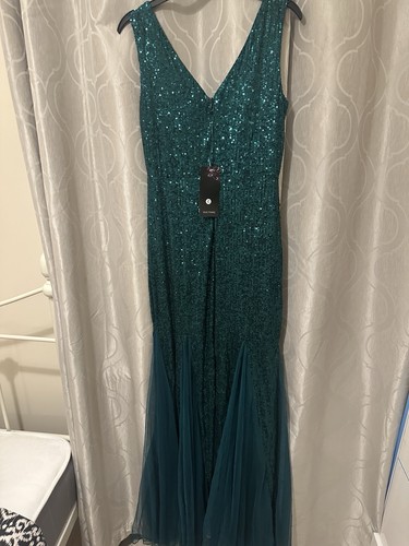 Teal occasion dress - teal,