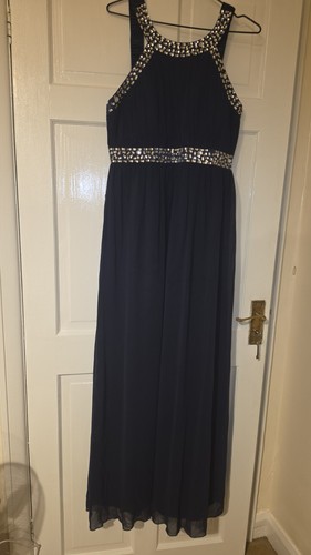 Quiz navy blue embellished - quiz,