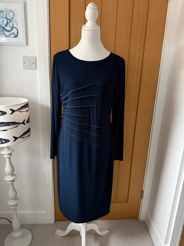 Long sleeve navy occasion - long,