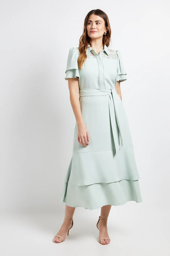 Wallis mint shirt dress womens - wallis,