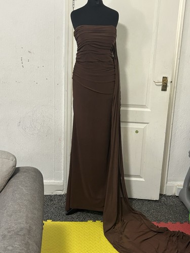 Brown long special occasion - long,