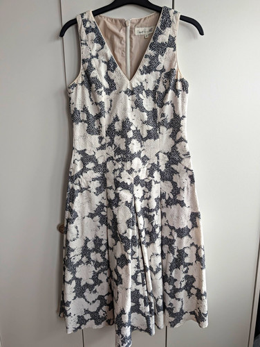 Damsel dress cream black - in,