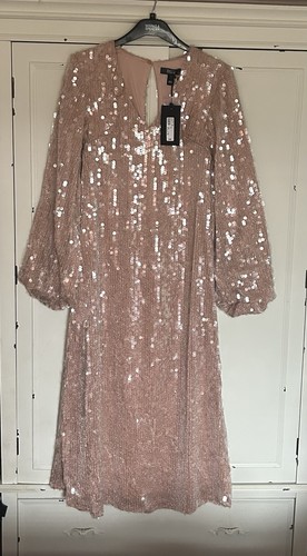 River island pink beige - river, sequin