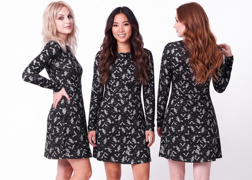 Womens witch bat print - womens,