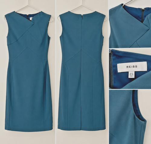 Reiss teal blue sleeveless - blue,