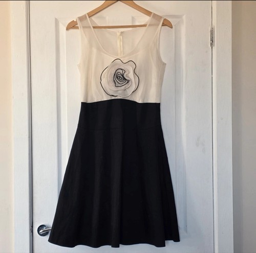 Black ivory dress size - 12, rose