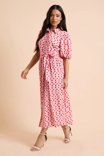 Dorothy perkins pink midi - perkins,