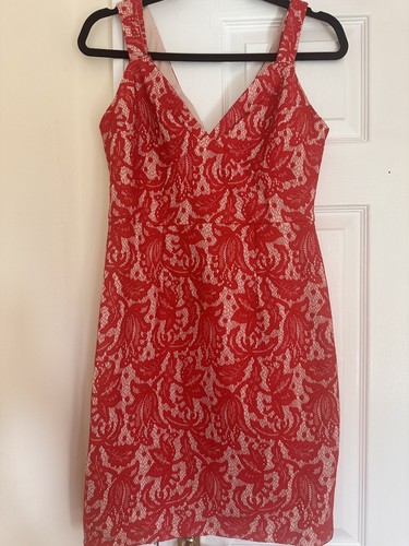 Asos red lace - red,