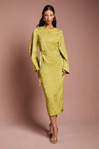 Coast olive column dress - olive,