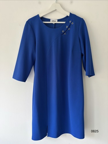 Blue afibel shift dress - dress, 14