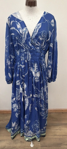 Karen millen dress blue white - karen,