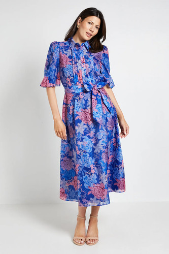 Wallis blue shirt dress womens - shirt,