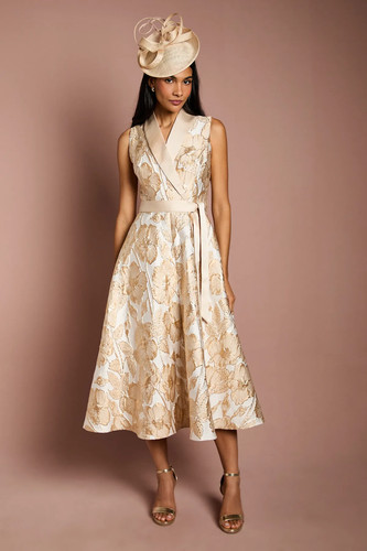 Coast champagne fit flare - champagne,