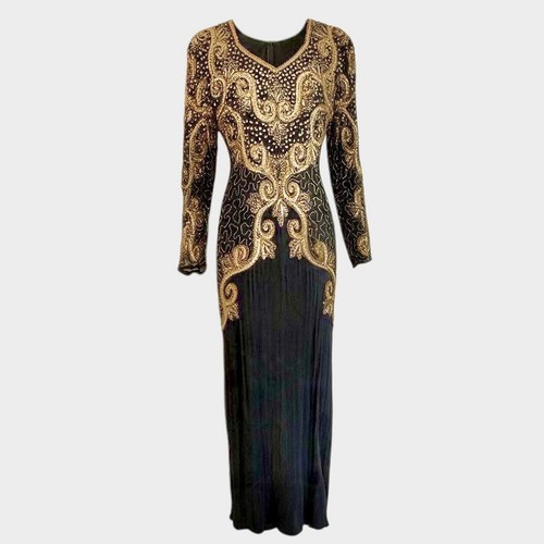Vintage 90s black gold - vintage,