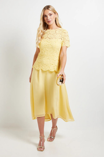 Wallis yellow fit - wallis, flare