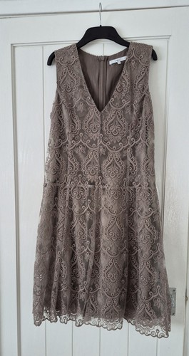 Next brown lace frilly flared - brown,