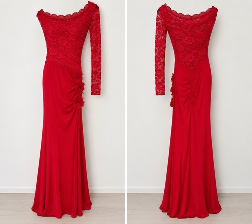 Red elegant evening - elegant, occasion