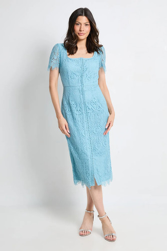 Wallis blue pencil dress - wallis,