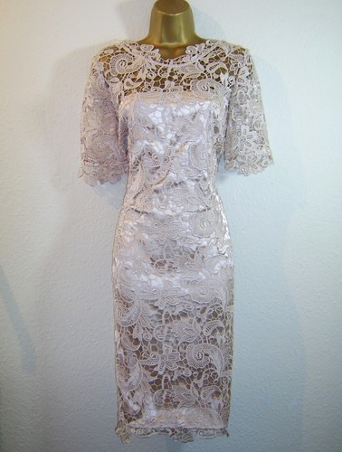 Fab champagne lace evening - fab,