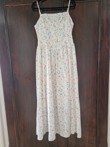 Midi long floral sun - floral, dress