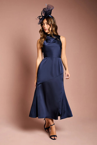Coast navy column dress womens - navy,